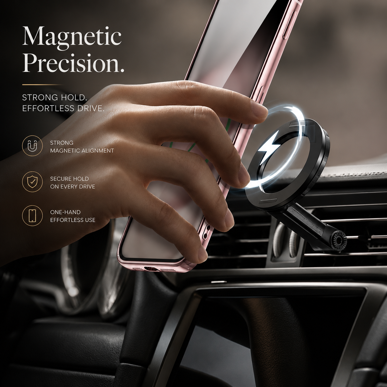 Premium iPhone Case MagSafe Compatible Magnetic Clear Protective Cover TPU Shockproof Camera Lens Protection Anti Fingerprint Anti Scratch Slim Half Wrapped