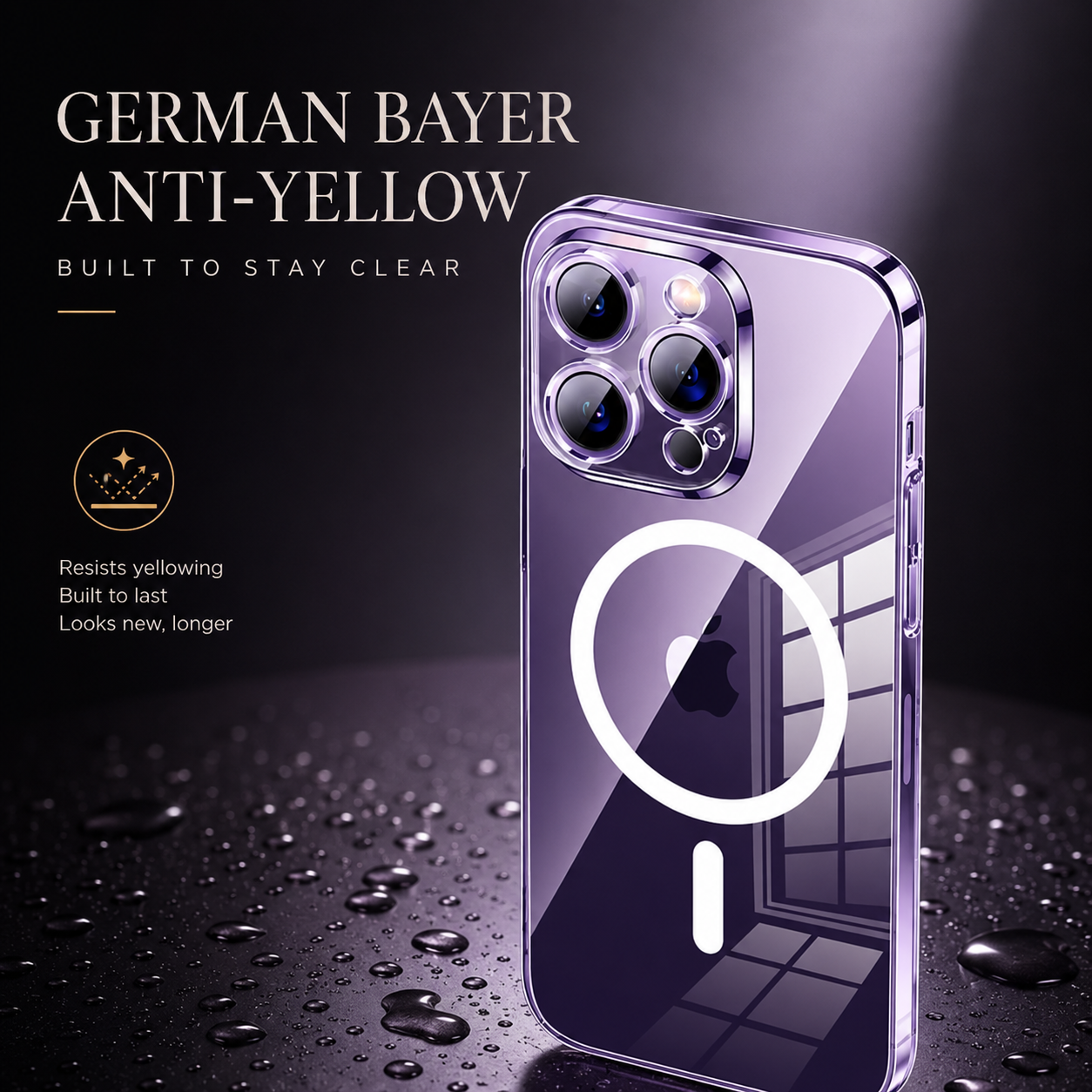Premium iPhone Case MagSafe Compatible Magnetic Fit Double Sided Tempered Glass Metal Frame Ultra Thin 360 Full Body Shockproof Cover Camera Lens Protection