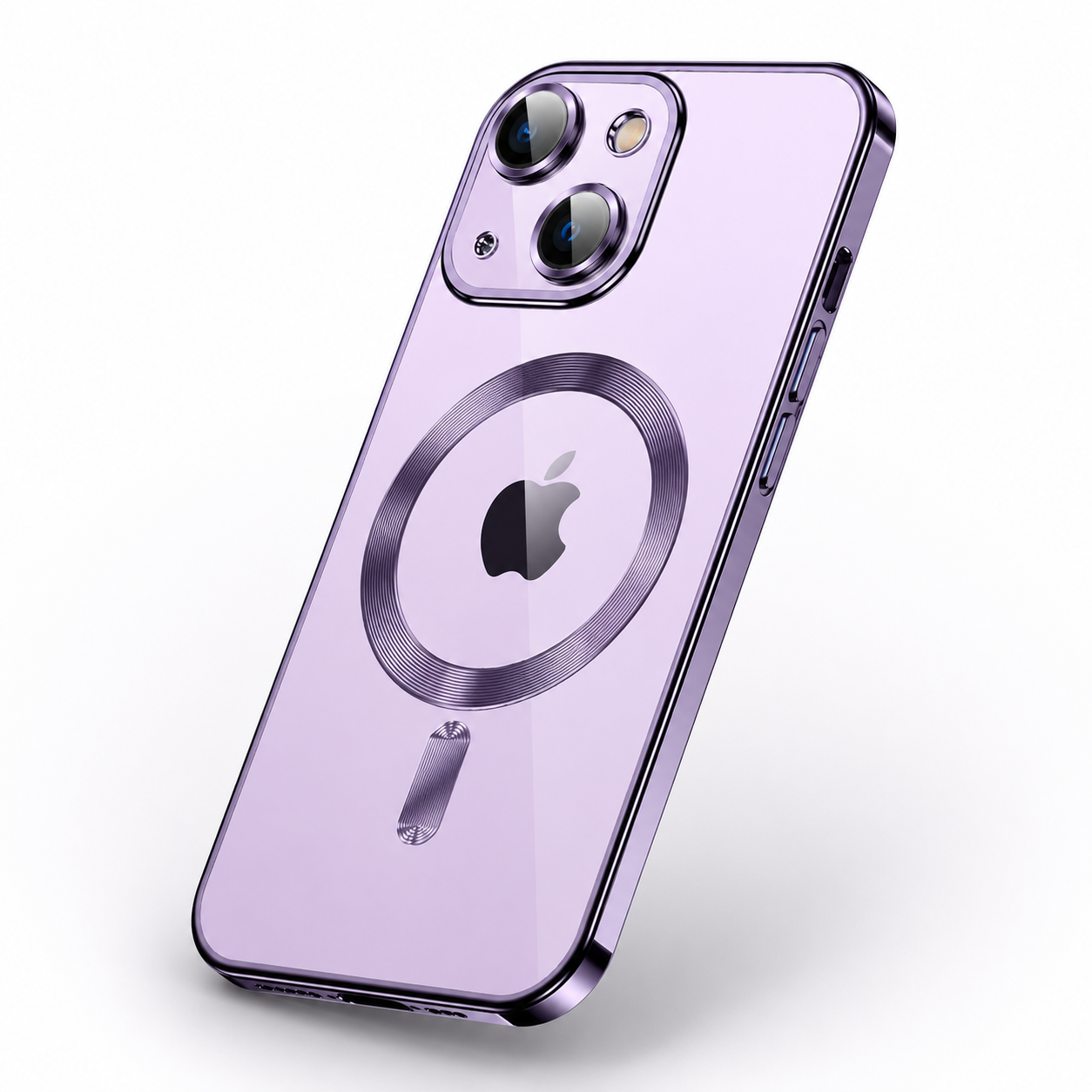 Premium iPhone Case MagSafe Compatible Magnetic Fit Double Sided Tempered Glass Metal Frame Ultra Thin 360 Full Body Shockproof Cover Camera Lens Protection