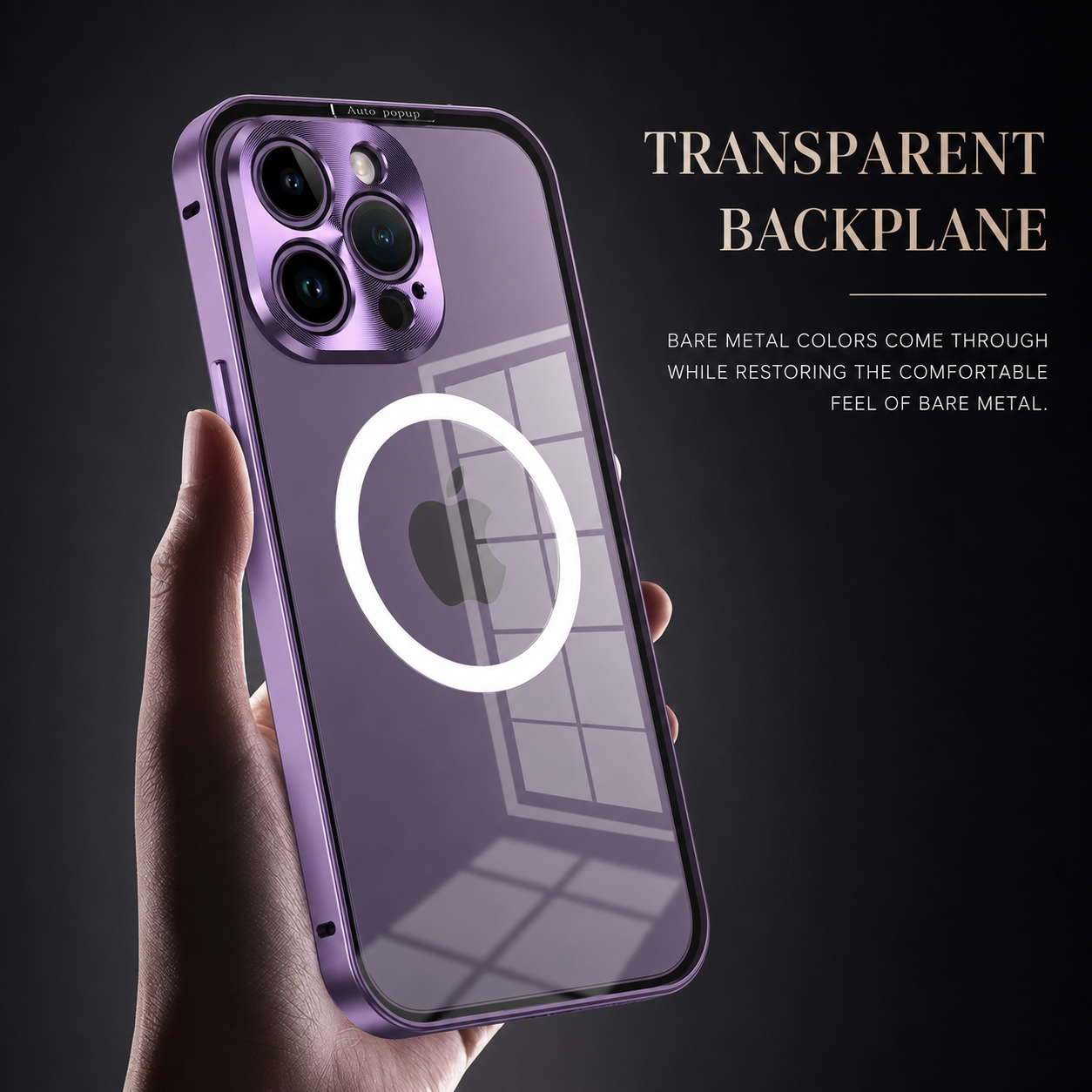 Premium iPhone Case MagSafe Compatible Magnetic Fit Double Sided Tempered Glass Metal Frame Ultra Thin 360 Full Body Shockproof Cover Camera Lens Protection