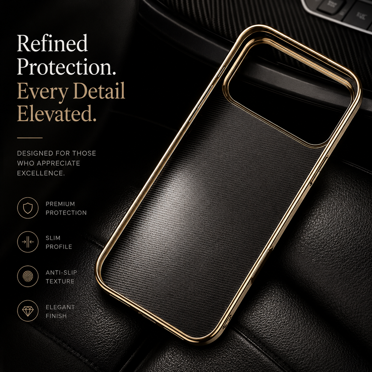 Premium iPhone Case MagSafe Compatible Magnetic Leather Cover Cowhide Ring Holder 360 Rotating Stand Shockproof Camera Protection PC TPU Full Coverage