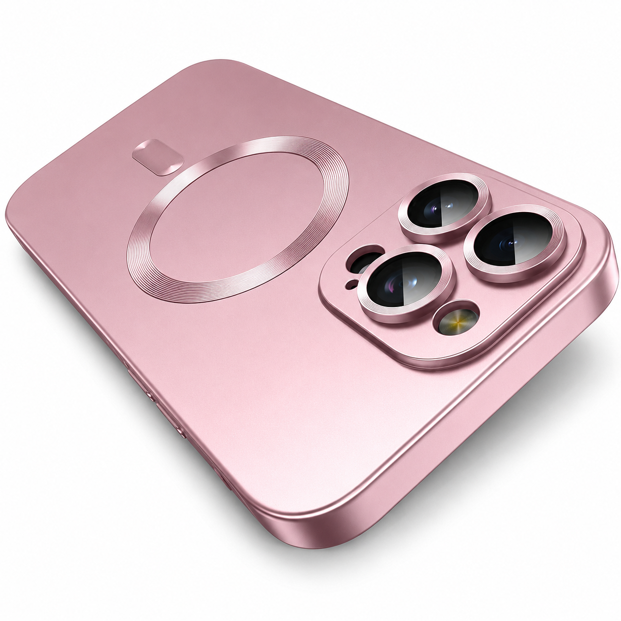 Premium iPhone Case MagSafe Compatible Magnetic Silicone Cover Shockproof Camera Lens Protection Matte Anti Fingerprint Slim Full Coverage