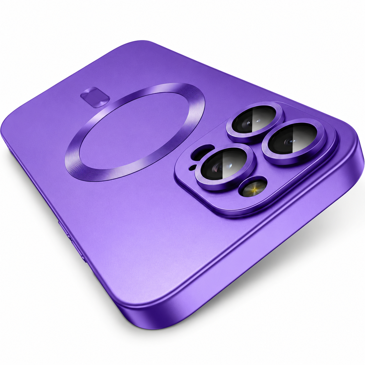 Premium iPhone Case MagSafe Compatible Magnetic Silicone Cover Shockproof Camera Lens Protection Matte Anti Fingerprint Slim Full Coverage