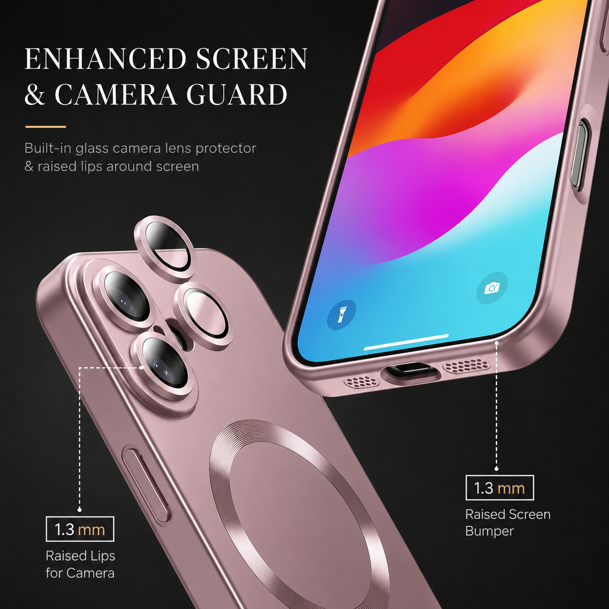 Premium iPhone Case MagSafe Compatible Magnetic Silicone Cover Shockproof Camera Lens Protection Matte Anti Fingerprint Slim Full Coverage