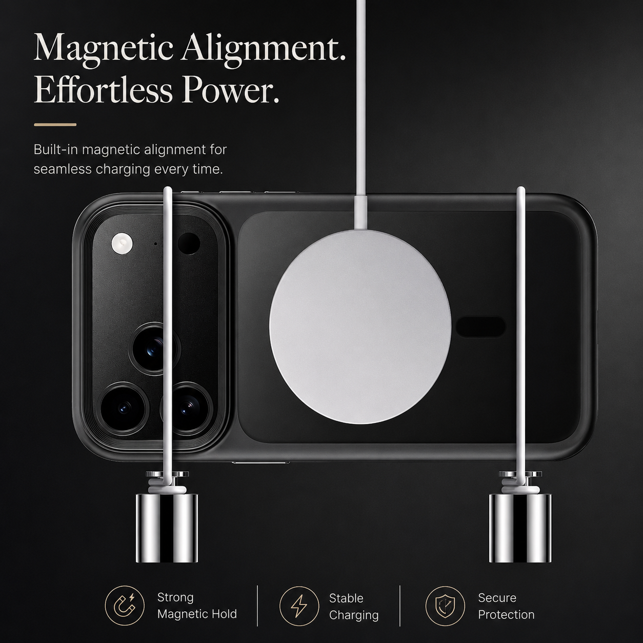 Premium iPhone Case MagSafe Compatible Magnetic TPU PC Shockproof Cover Camera Button Camera Protection Anti Fingerprint Matte Slim Full Coverage