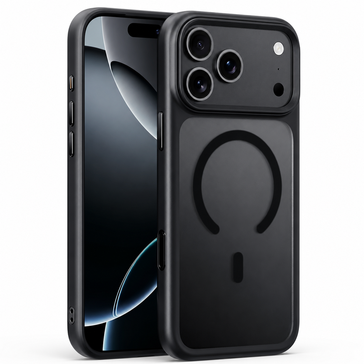 Premium iPhone Case MagSafe Compatible Magnetic TPU PC Shockproof Cover Camera Button Camera Protection Anti Fingerprint Matte Slim Full Coverage