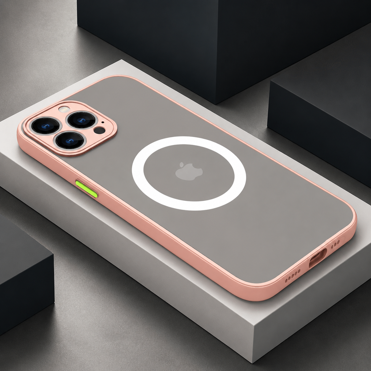 Premium iPhone Case MagSafe Compatible Matte Slim Cover Magnetic Shockproof Protective Camera Lens Guard Clean Finish Minimal Design