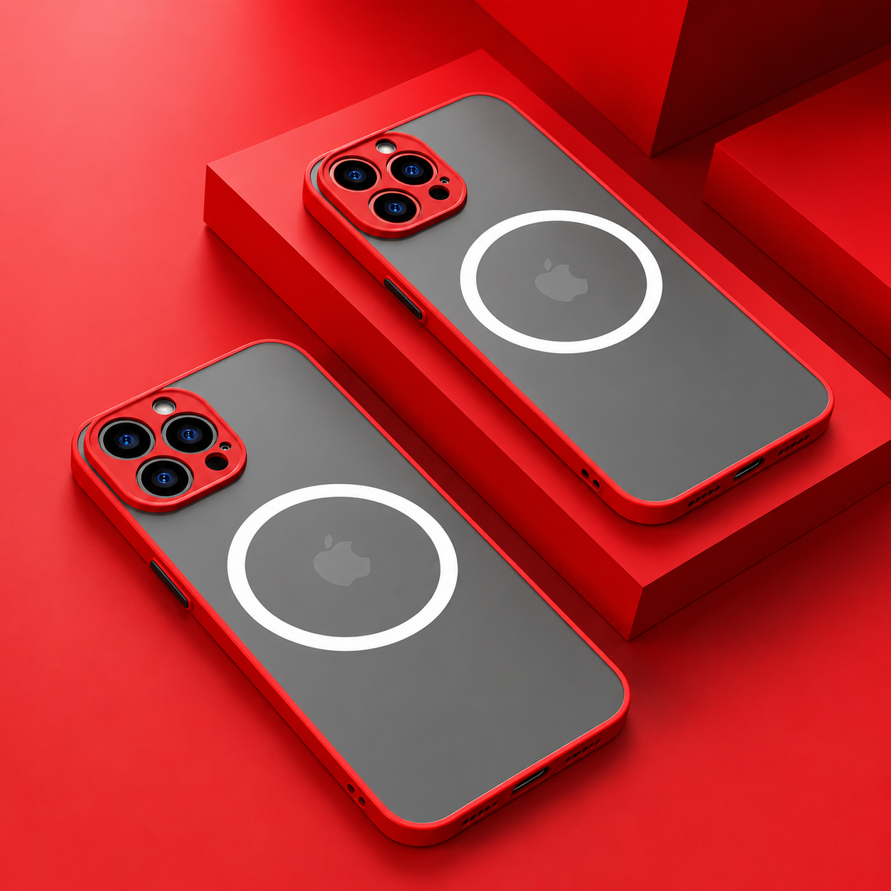 Premium iPhone Case MagSafe Compatible Matte Slim Cover Magnetic Shockproof Protective Camera Lens Guard Clean Finish Minimal Design