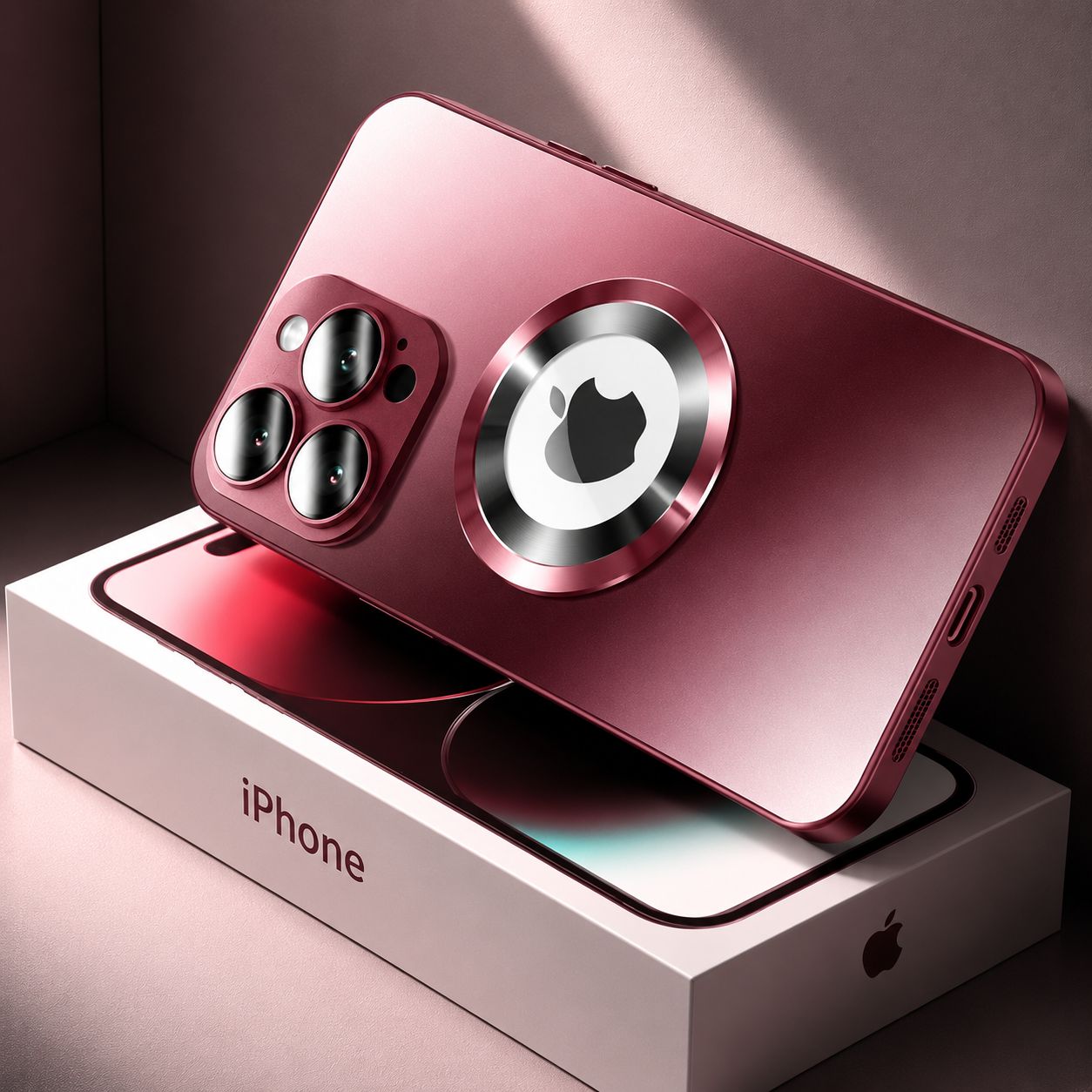 Premium iPhone Case MagSafe Compatible Matte Slim Magnetic Cover Shock Absorbing Protective Camera Lens Guard Full Coverage Minimal Design