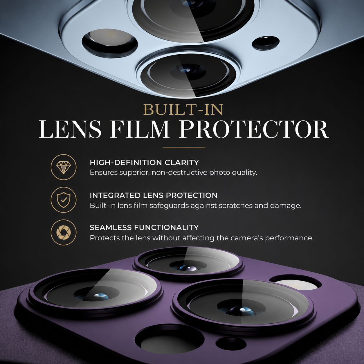 Premium iPhone Case MagSafe Compatible Matte Slim Magnetic Cover Shock Absorbing Protective Camera Lens Guard Full Coverage Minimal Design
