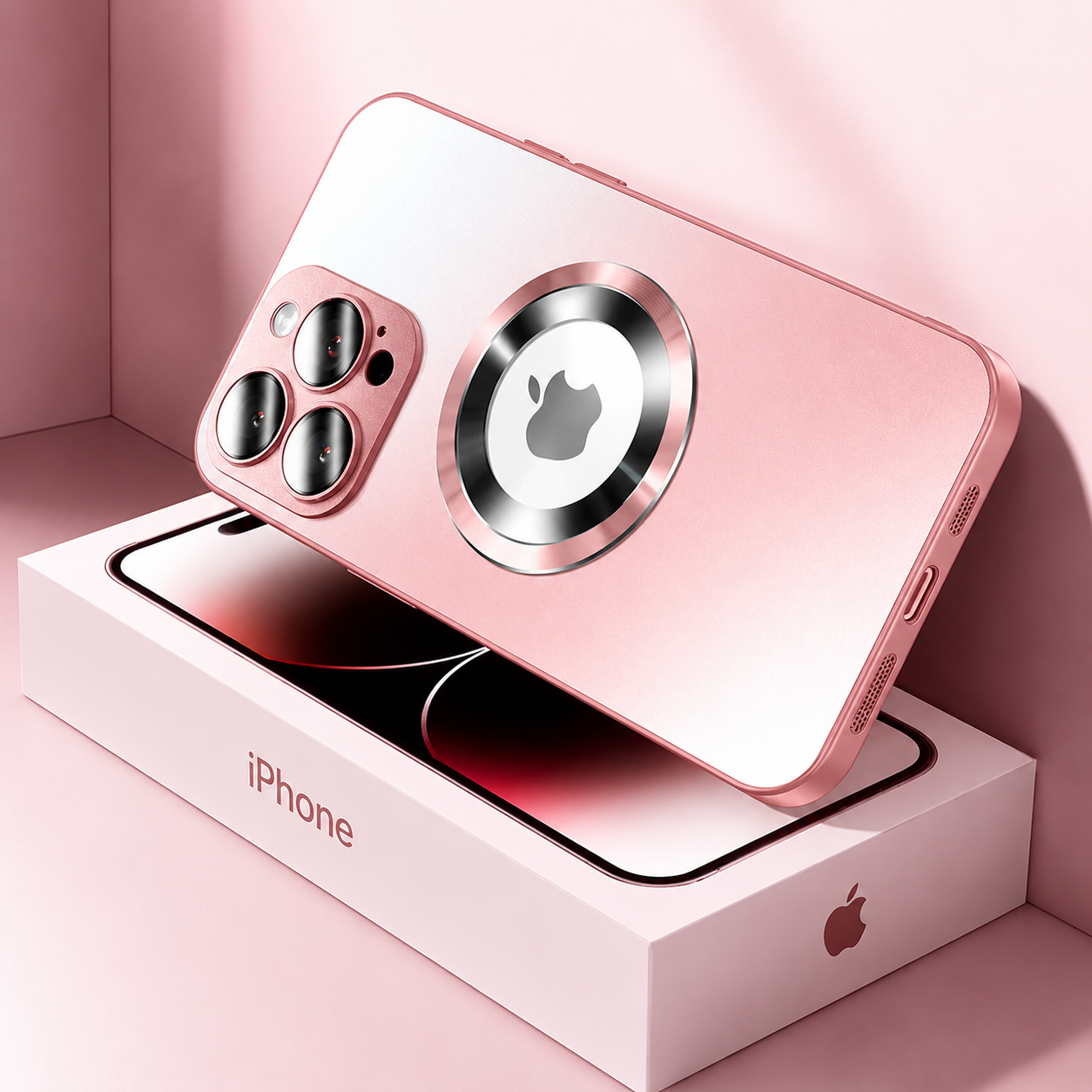 Premium iPhone Case MagSafe Compatible Matte Slim Magnetic Cover Shock Absorbing Protective Camera Lens Guard Full Coverage Minimal Design