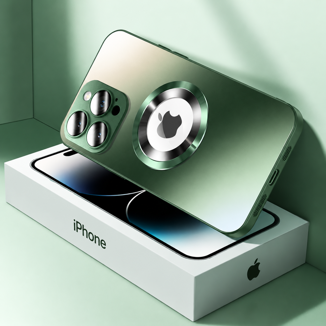 Premium iPhone Case MagSafe Compatible Matte Slim Magnetic Cover Shock Absorbing Protective Camera Lens Guard Full Coverage Minimal Design