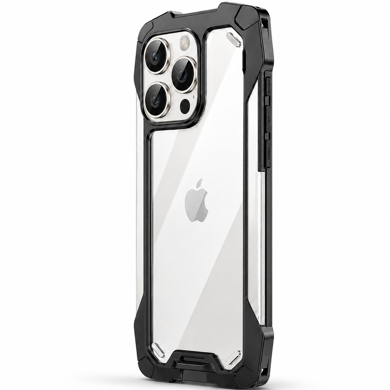Premium iPhone Case MagSafe Compatible Military Armor Rugged Cover Dual Layer Metal Frame Tempered Glass Full Body Shockproof Camera Protection
