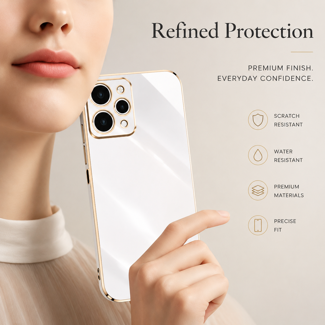 Premium iPhone Case MagSafe Compatible Silicone Magnetic Cover Glossy Square Texture Shockproof Protective Camera Lens Guard Slim Design