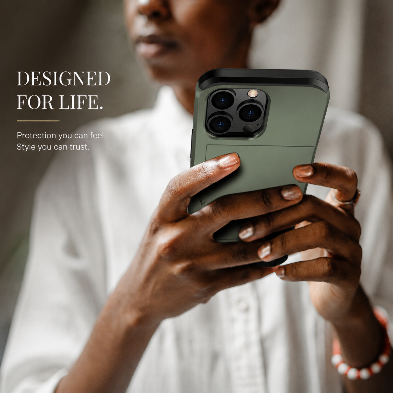 Premium iPhone Case MagSafe Compatible Slider Wallet Cover Dual Layer Card Holder Magnetic Cover Shockproof Camera Lens Protection Slim Design
