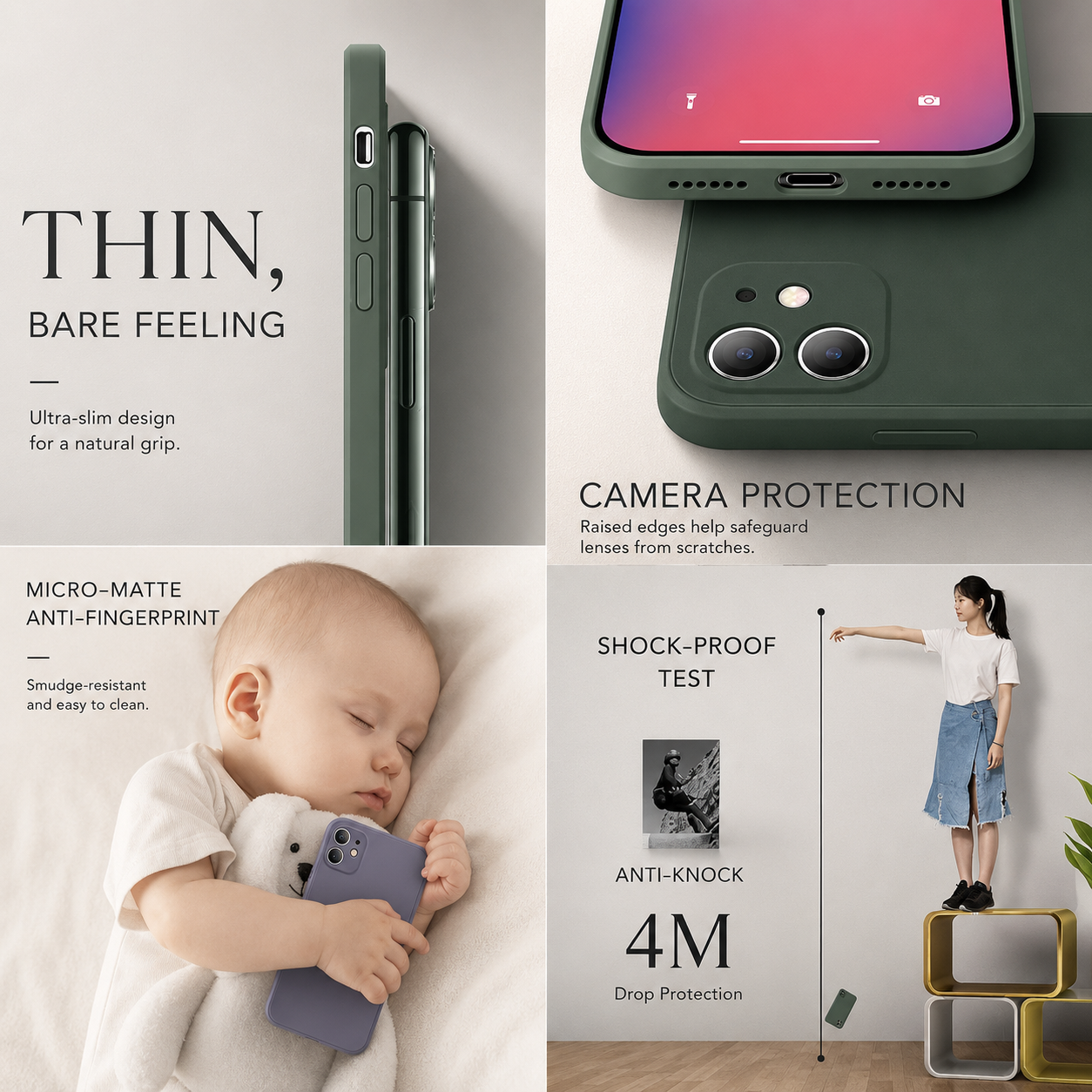 Premium iPhone Case MagSafe Compatible Square Edge Liquid Silicone Cover Magnetic Shockproof Protective Camera Lens Guard Slim Full Coverage Design
