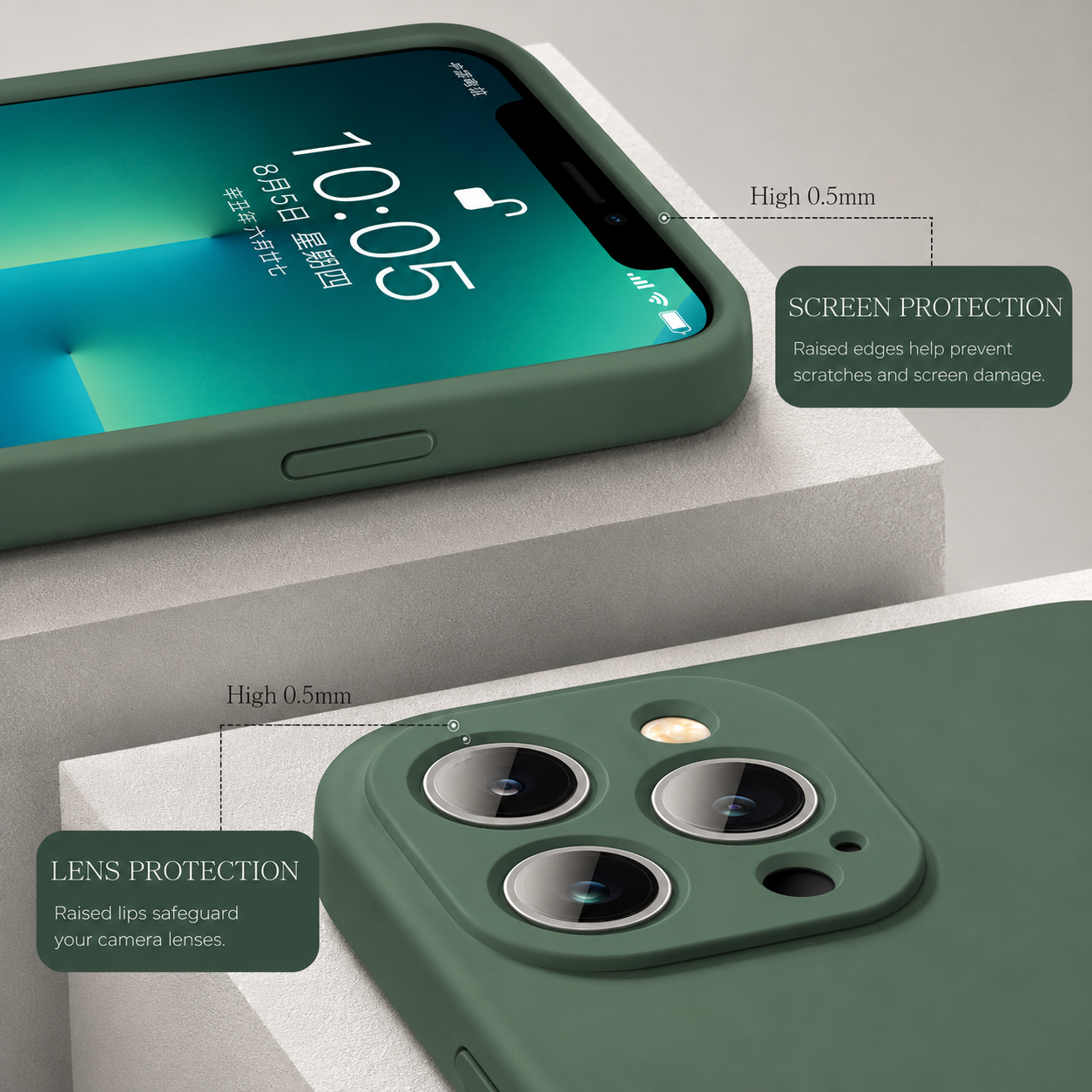 Premium iPhone Case MagSafe Compatible Square Edge Liquid Silicone Cover Magnetic Shockproof Protective Camera Lens Guard Slim Full Coverage Design