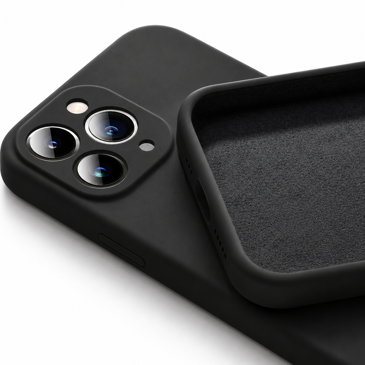 Premium iPhone Case MagSafe Compatible Square Edge Liquid Silicone Cover Magnetic Shockproof Protective Camera Lens Guard Slim Full Coverage Design