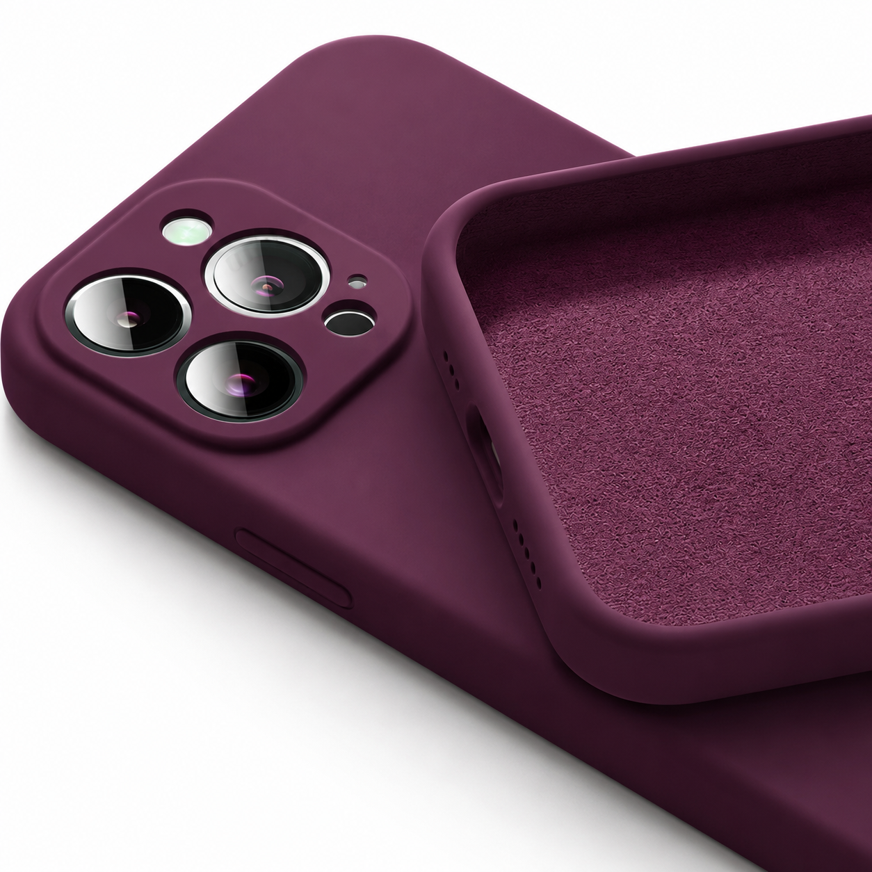 Premium iPhone Case MagSafe Compatible Square Edge Liquid Silicone Cover Magnetic Shockproof Protective Camera Lens Guard Slim Full Coverage Design