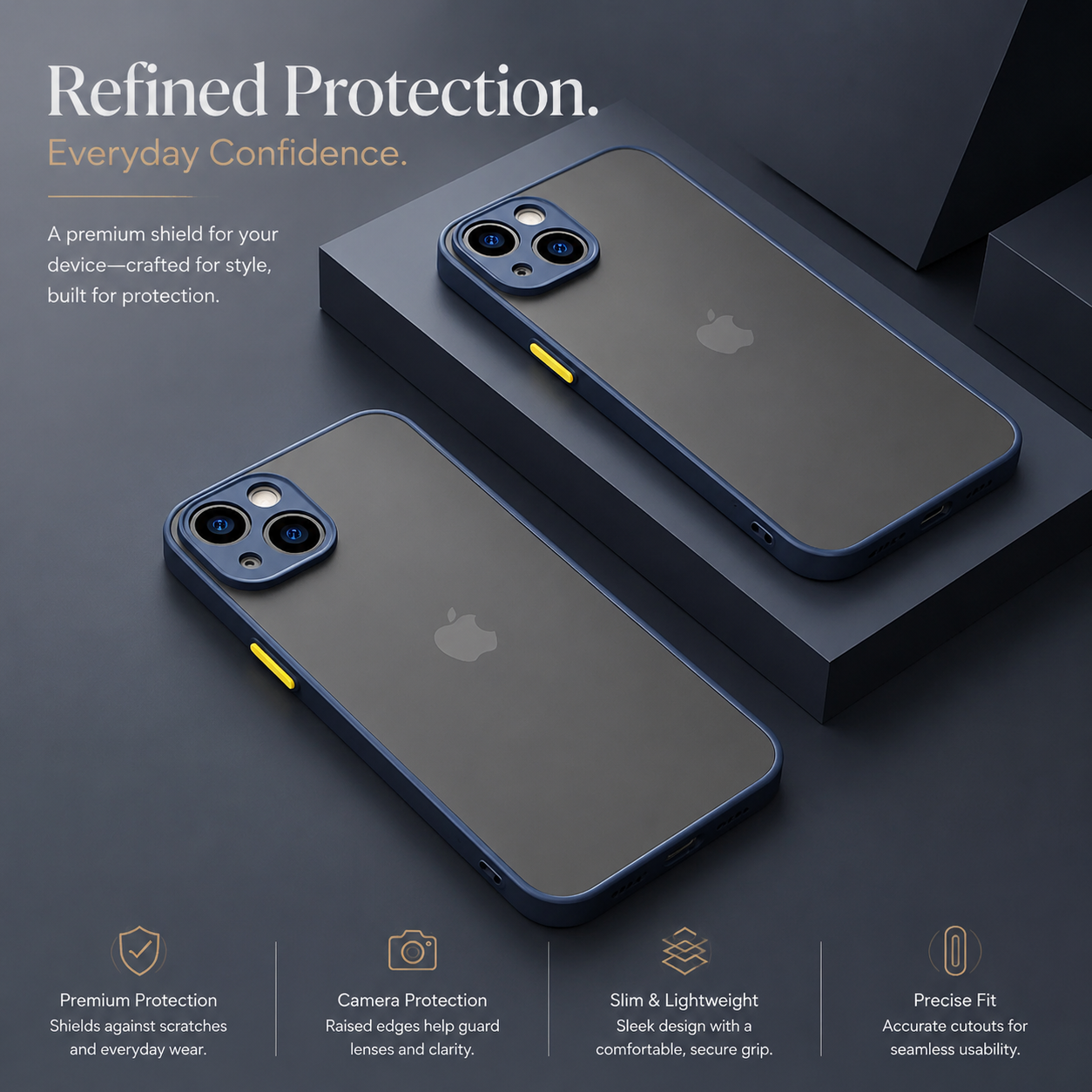 Premium iPhone Case MagSafe Compatible Translucent Armor Shockproof Matte Protective Cover Anti Fingerprint Slim Full Coverage Anti Scratch Design