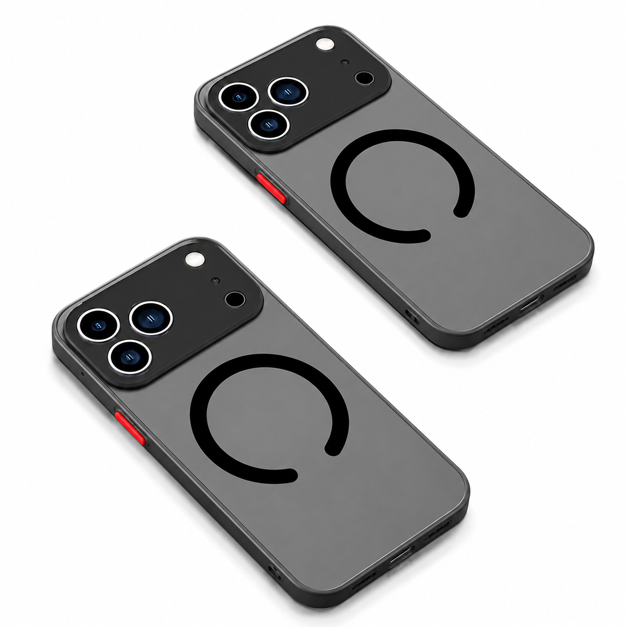 Premium iPhone Case MagSafe Compatible Translucent Armor Shockproof PC TPU Protective Cover Matte Anti Scratch Wireless Charging Full Coverage Design