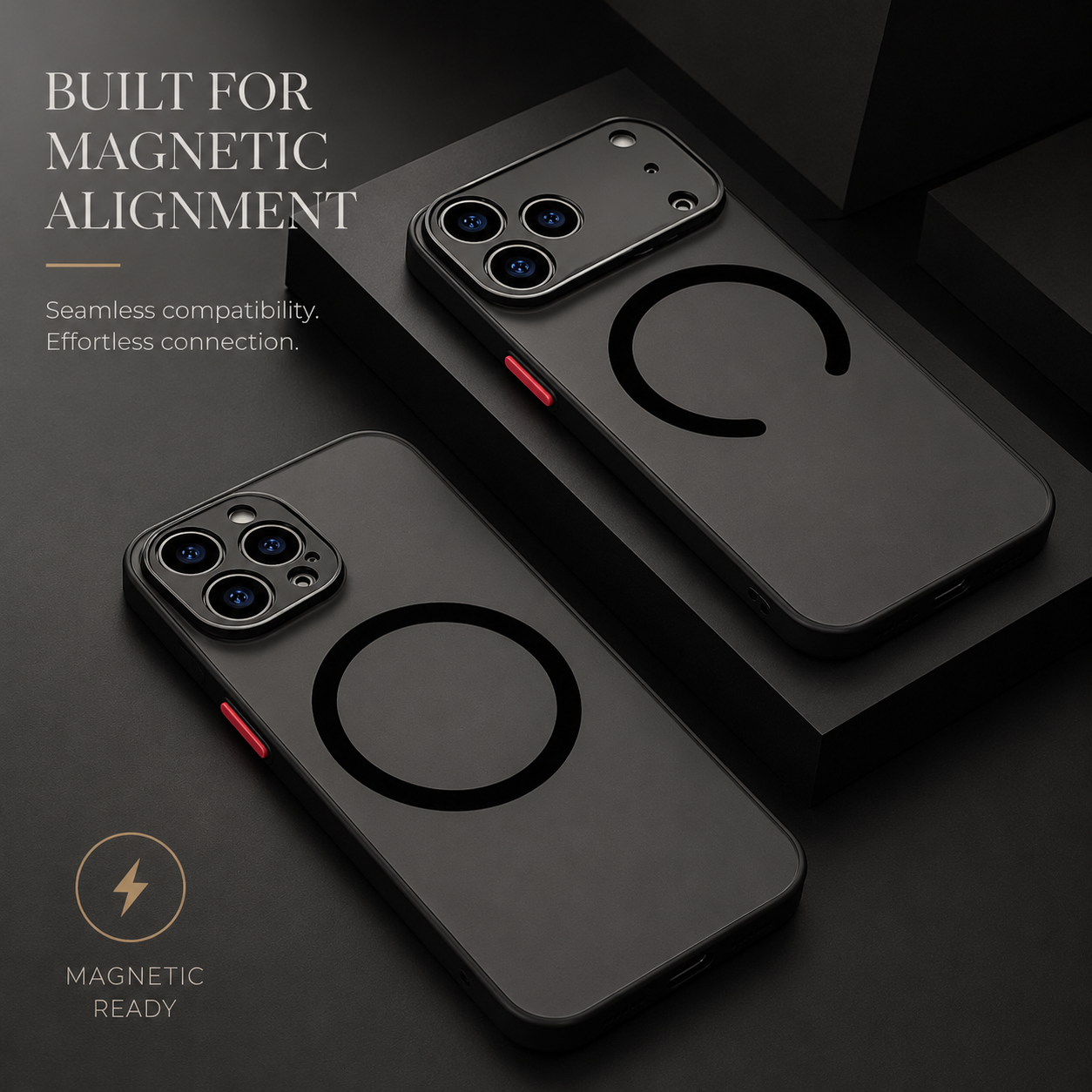 Premium iPhone Case MagSafe Compatible Translucent Armor Shockproof PC TPU Protective Cover Matte Anti Scratch Wireless Charging Full Coverage Design