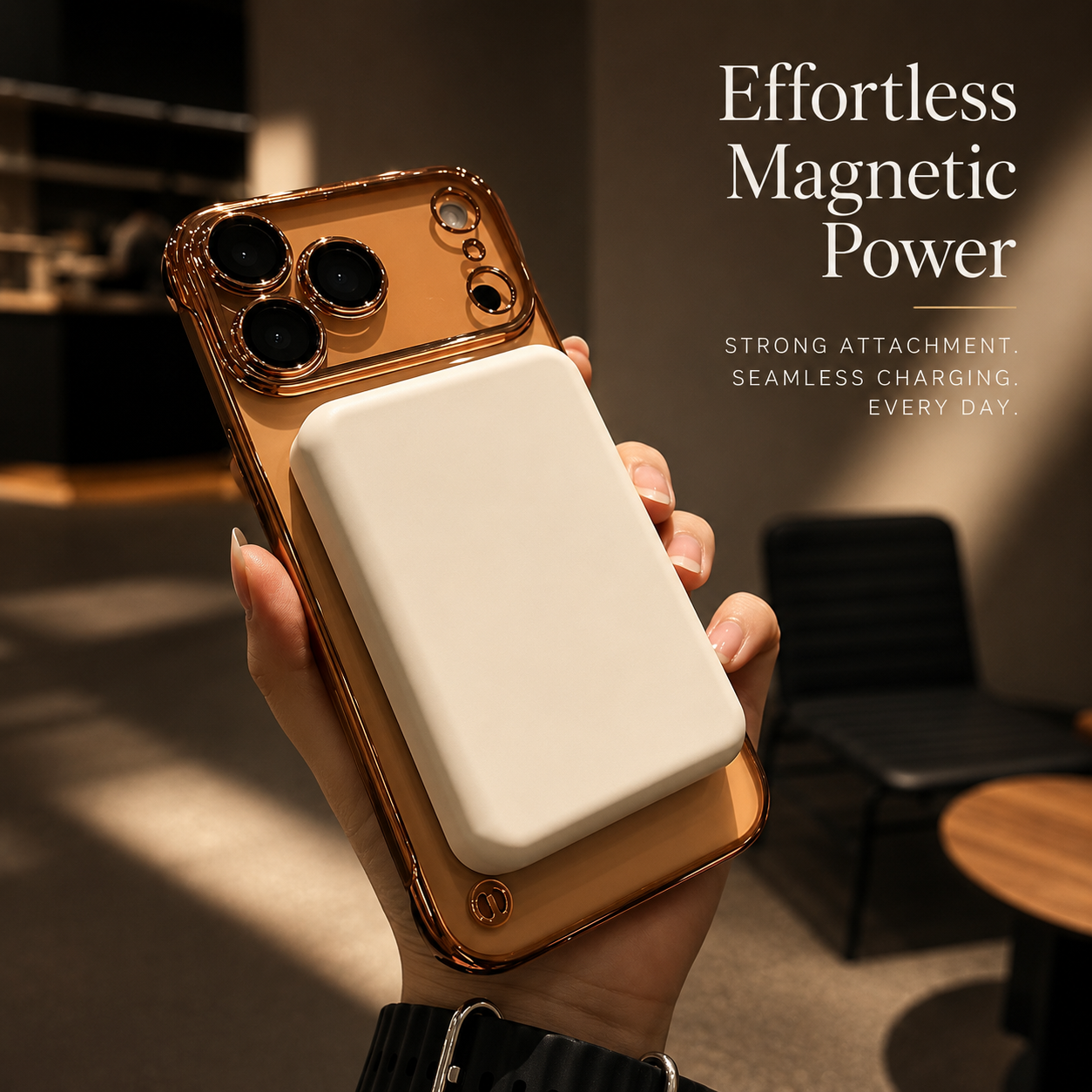 Premium iPhone Case MagSafe Compatible Transparent PC Cover Camera Protection Anti Fingerprint Anti Scratch Dustproof Frameless Slim Lightweight Design