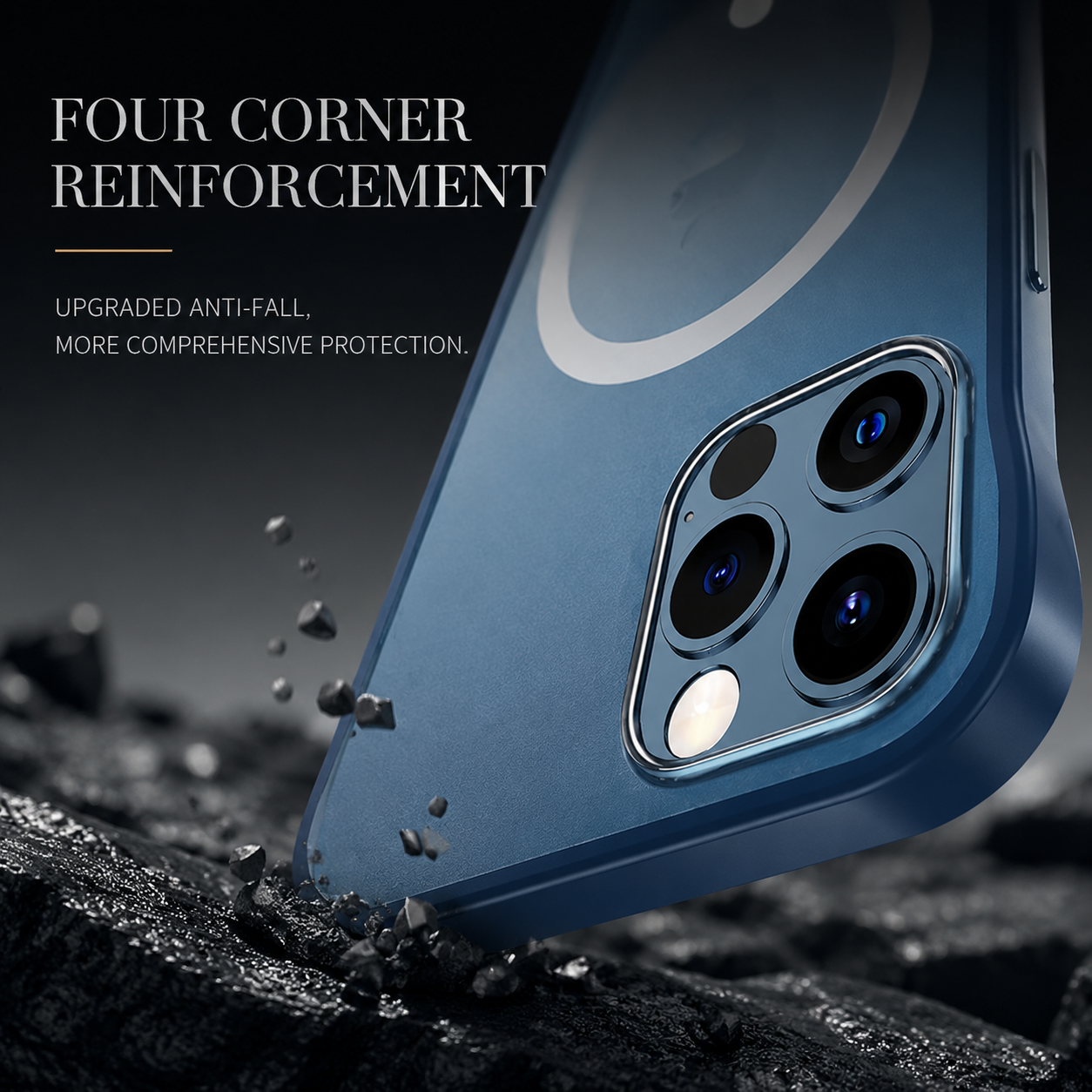 Premium iPhone Case MagSafe Compatible Ultra Thin Clear Frameless Cover Transparent Magnetic Shockproof Protective Camera Lens Guard Slim Design