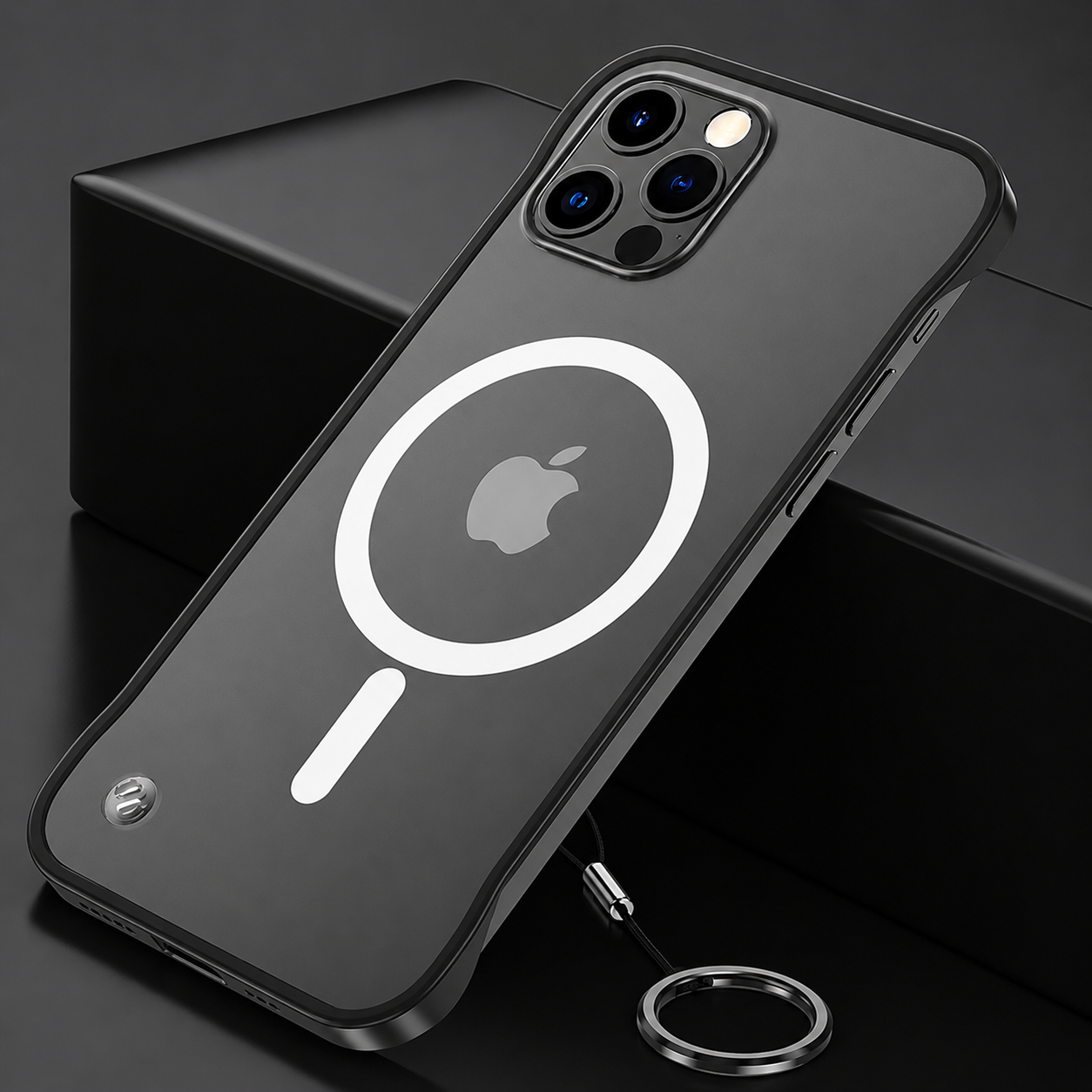 Premium iPhone Case MagSafe Compatible Ultra Thin Clear Frameless Cover Transparent Magnetic Shockproof Protective Camera Lens Guard Slim Design