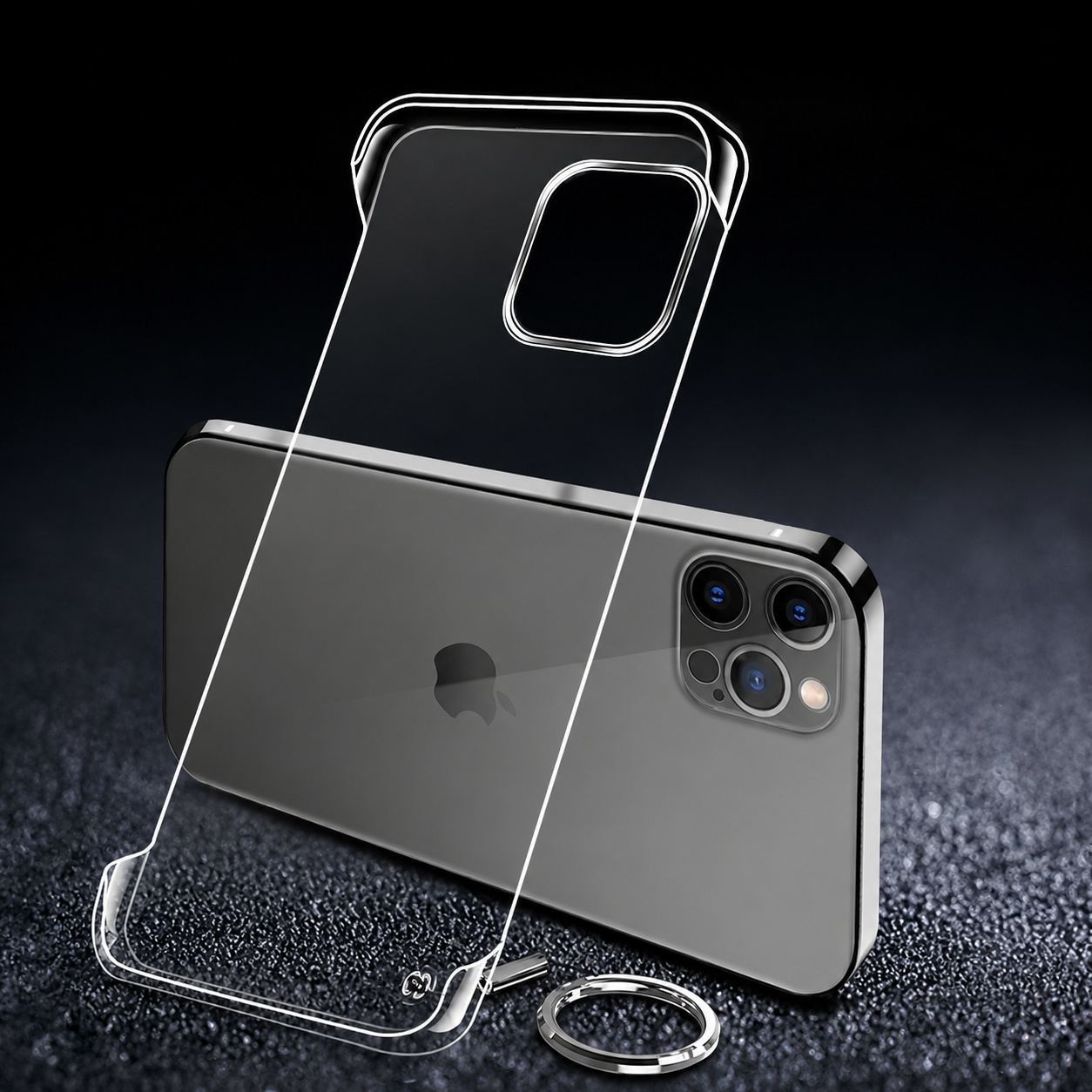 Premium iPhone Case MagSafe Compatible Ultra Thin Clear Frameless Cover Transparent Magnetic Shockproof Protective Camera Lens Guard Slim Design
