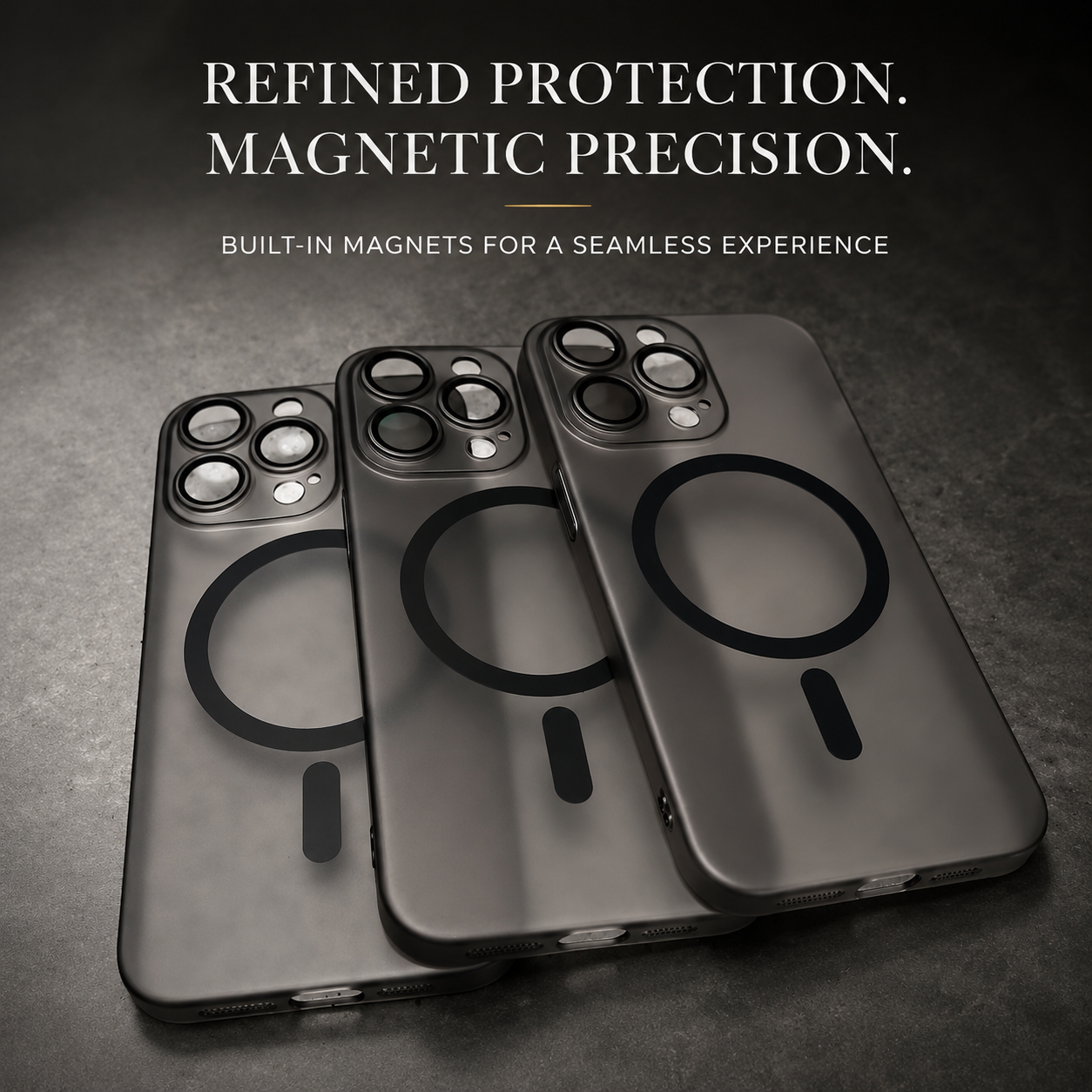 Premium iPhone Case MagSafe Compatible Ultra Thin Clear Frameless Cover Transparent Magnetic Shockproof Protective Camera Lens Guard Slim Design