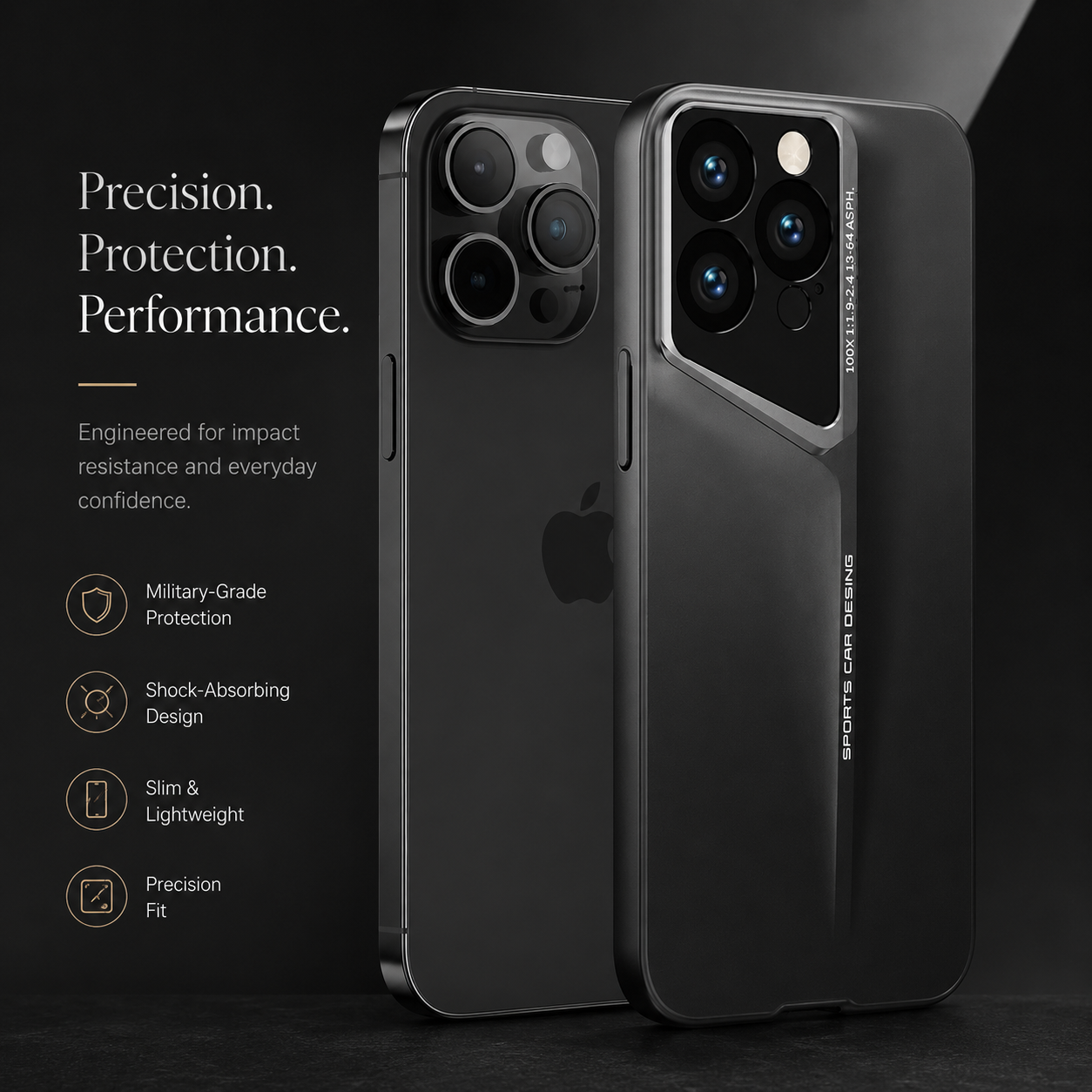Premium iPhone Case MagSafe Compatible Ultra Thin Magnetic Hard PC Cover Matte Blade Texture Shockproof Camera Protection Non Slip Lightweight Slim Design