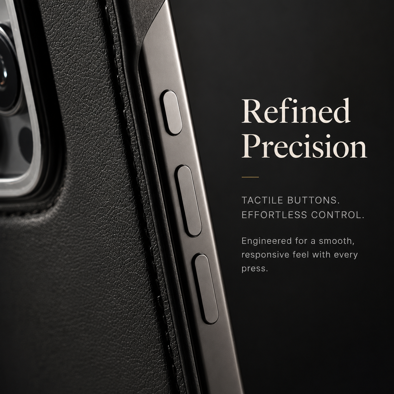 Premium iPhone Case MagSafe Compatible Ultra Thin PU Leather Cover Metal Lens Frame Shockproof Borderless Camera Protection Slim Matte Non Slip Design