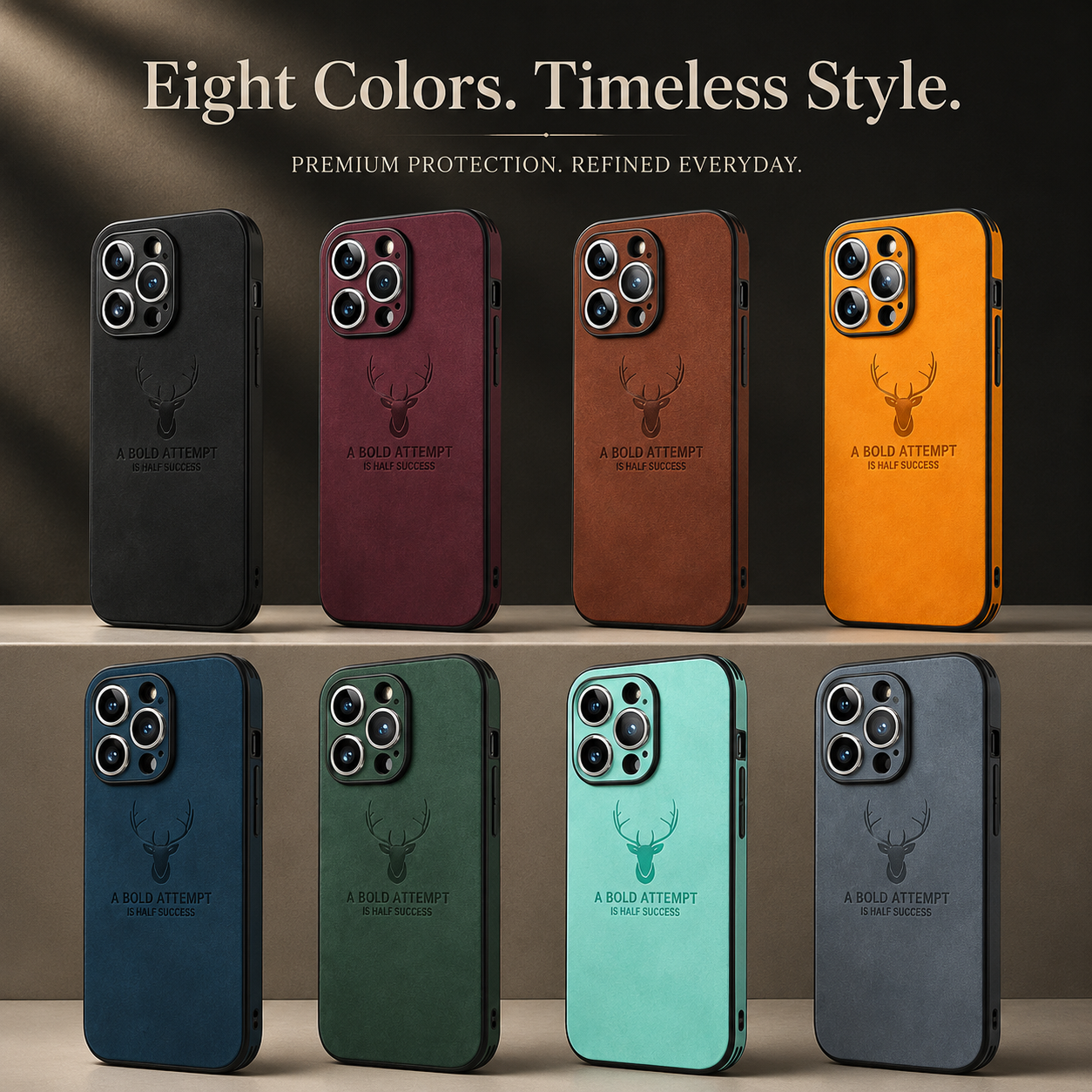 Premium iPhone Case MagSafe Compatible Vintage Leather Cover Magnetic Shockproof Protective Camera Lens Guard Slim Full Coverage Classic Design
