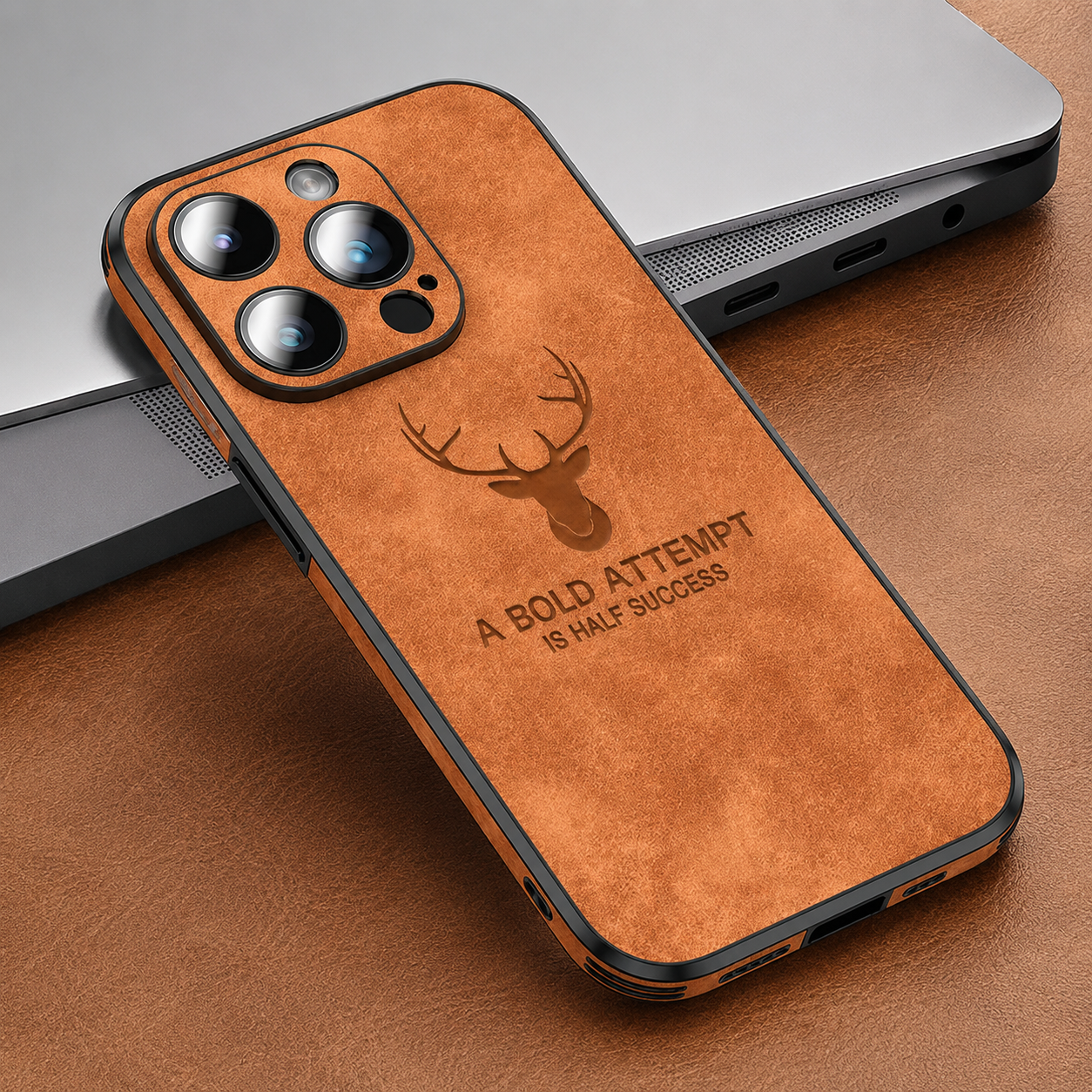 Premium iPhone Case MagSafe Compatible Vintage Leather Cover Magnetic Shockproof Protective Camera Lens Guard Slim Full Coverage Classic Design