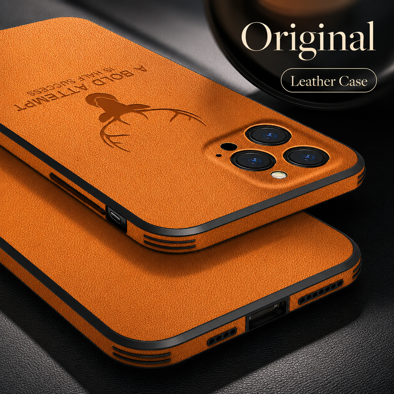 Premium iPhone Case MagSafe Compatible Vintage Leather Cover Magnetic Shockproof Protective Camera Lens Guard Slim Full Coverage Classic Design