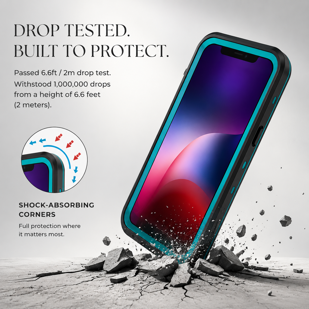 Premium iPhone Case MagSafe Compatible Waterproof IP68 Full Body Cover Sealed Magnetic Shockproof Protective Transparent Camera Lens Guard Design