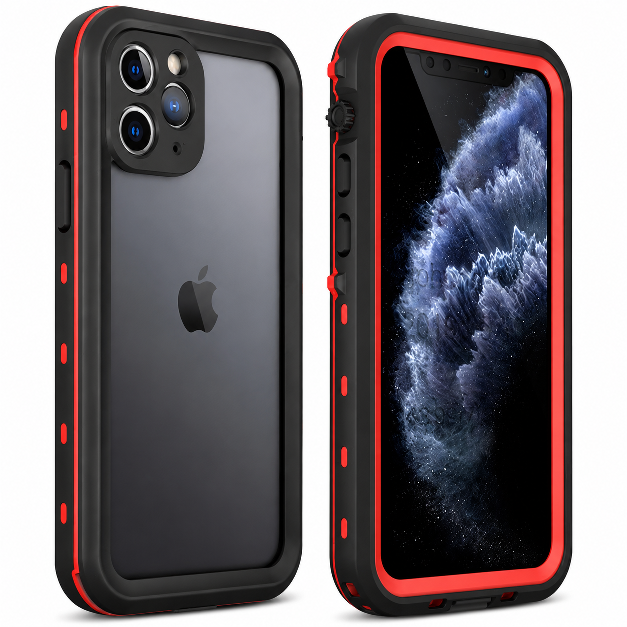 Premium iPhone Case MagSafe Compatible Waterproof IP68 Full Body Cover Sealed Magnetic Shockproof Protective Transparent Camera Lens Guard Design