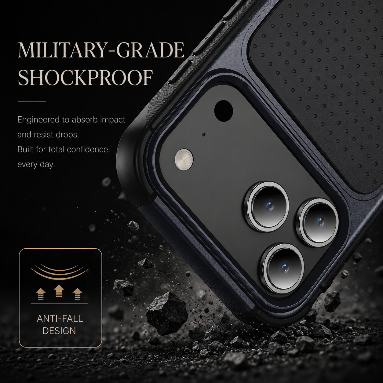 Premium iPhone Case Magnetic Wallet Cover Rugged Armor Shockproof Card Holder Kickstand Protective Cover Non Slip Dual Layer Full Coverage Design