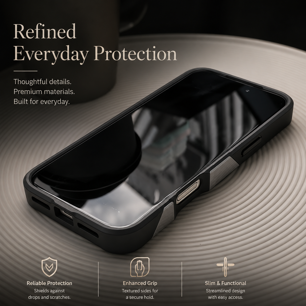 Premium iPhone Case Magnetic Wallet Cover Rugged Armor Shockproof Card Holder Kickstand Protective Cover Non Slip Dual Layer Full Coverage Design