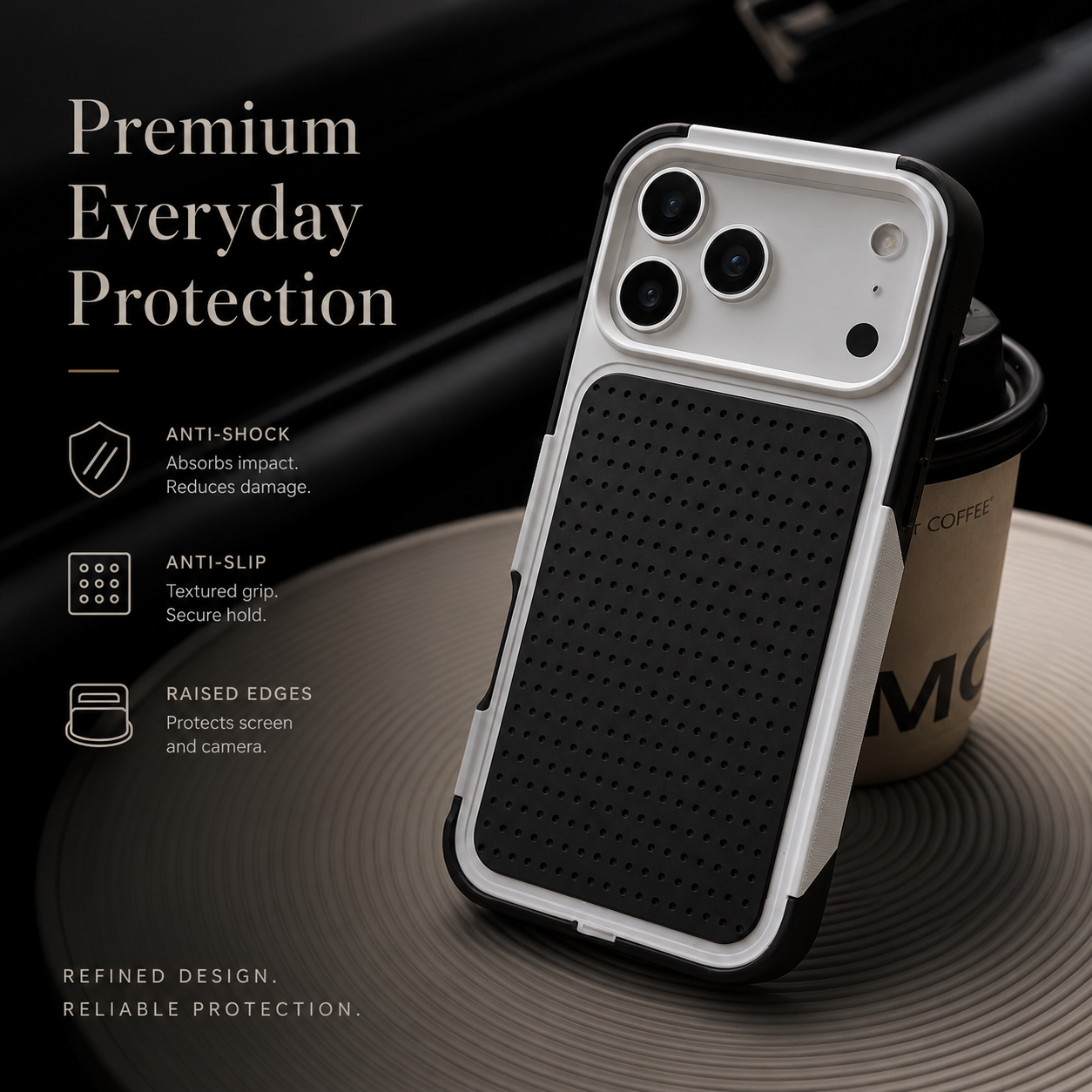 Premium iPhone Case Magnetic Wallet Cover Rugged Armor Shockproof Card Holder Kickstand Protective Cover Non Slip Dual Layer Full Coverage Design