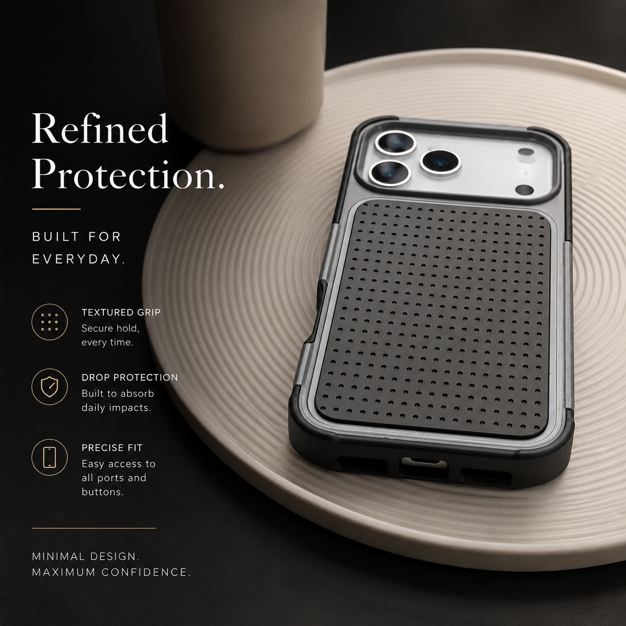 Premium iPhone Case Magnetic Wallet Cover Rugged Armor Shockproof Card Holder Kickstand Protective Cover Non Slip Dual Layer Full Coverage Design