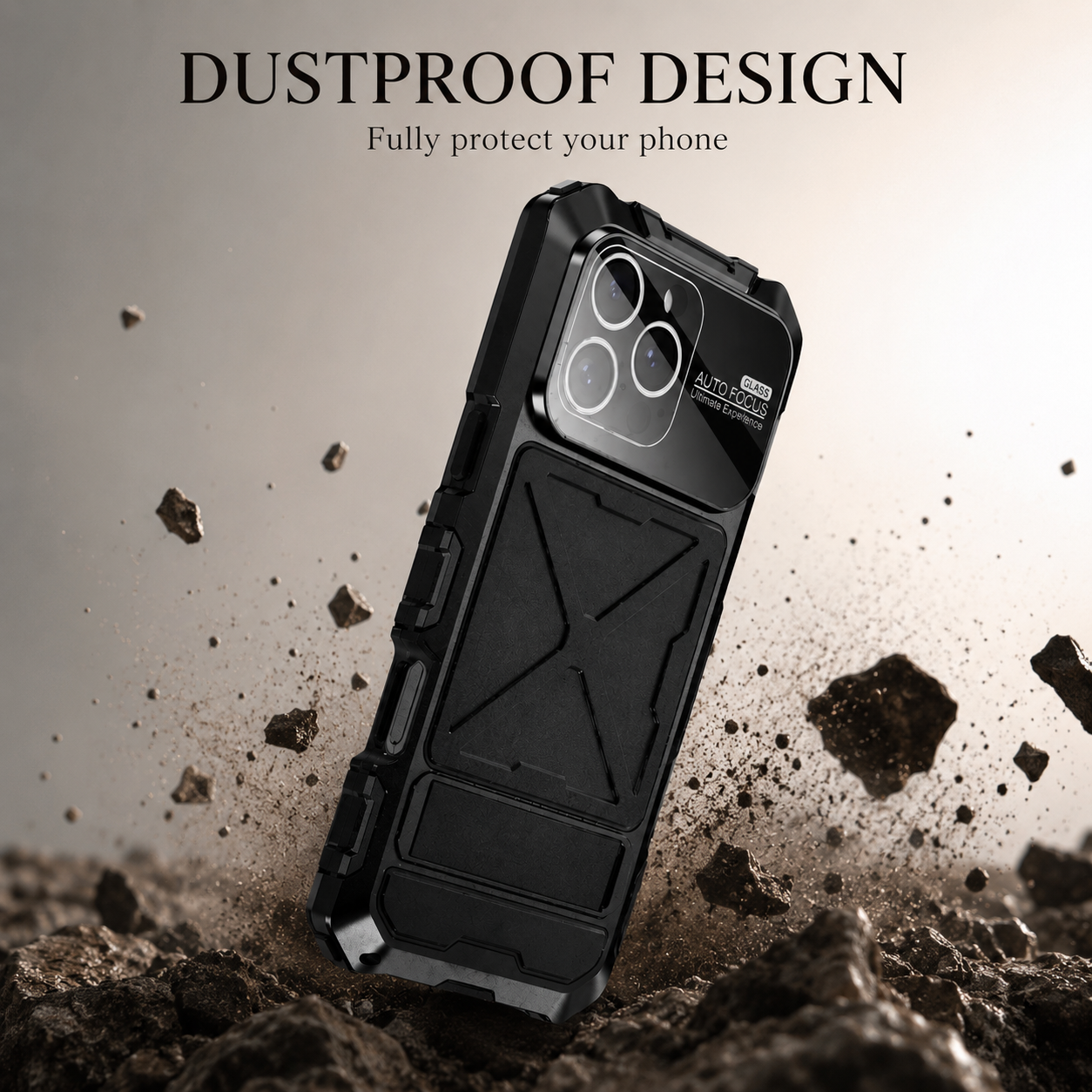 Premium iPhone Case Metal Bumper Shockproof Protective Cover Rugged Edge Protection Anti Fall Silicone Grip Slim Lightweight Open Back Design