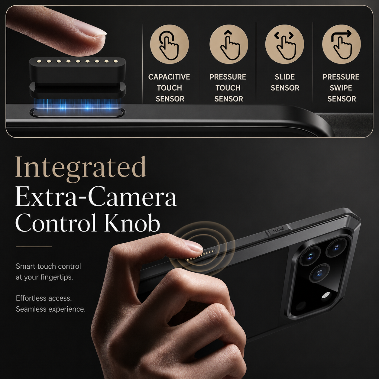Premium iPhone Case Metal Shockproof Protective Cover Built In Glass Screen Protector Dual Layer PC TPU Rugged Heavy Duty Anti Slip Full Coverage