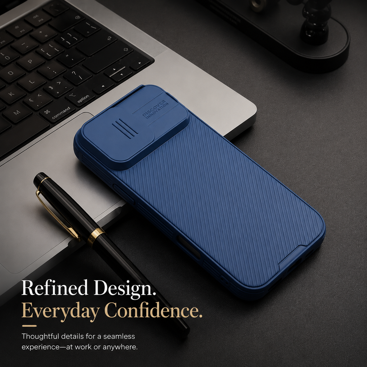 Premium iPhone Case Rugged CamShield Magnetic Protective Cover Sliding Camera Lens Protection Shockproof TPU PC Dual Layer Anti Scratch Full Edge Defense