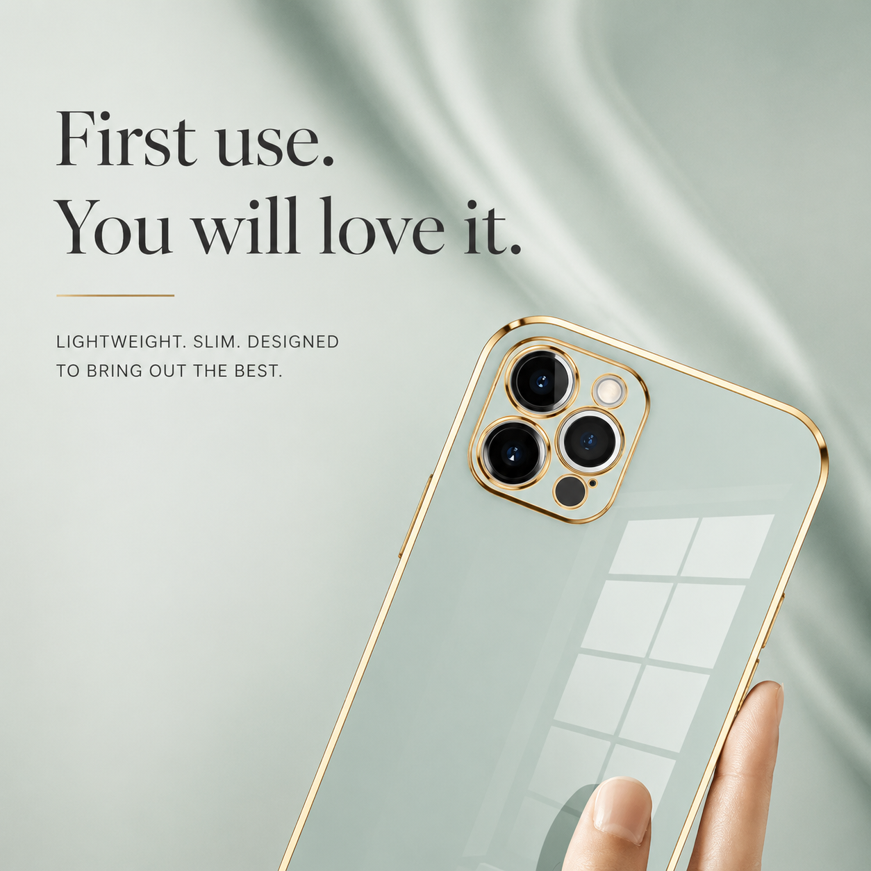 Premium iPhone Case Soft Silicone Slim Cover Plated Edge Magnetic Lightweight Shockproof Protective Anti Fingerprint Scratch Resistant Design