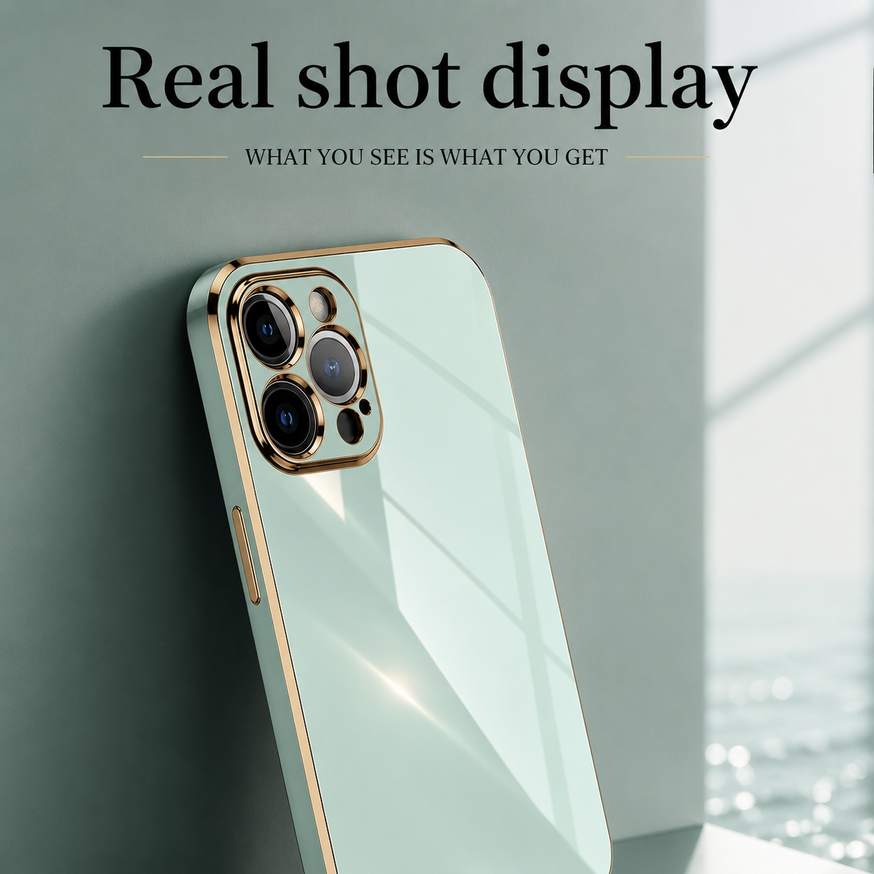 Premium iPhone Case Soft Silicone Slim Cover Plated Edge Magnetic Lightweight Shockproof Protective Anti Fingerprint Scratch Resistant Design
