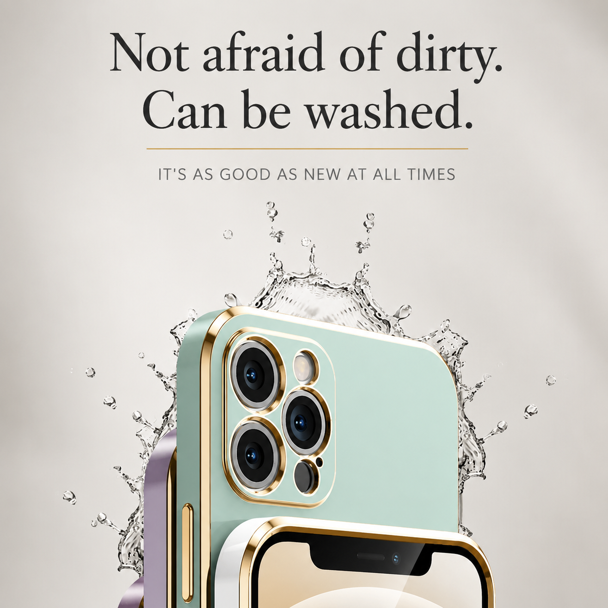 Premium iPhone Case Soft Silicone Slim Cover Plated Edge Magnetic Lightweight Shockproof Protective Anti Fingerprint Scratch Resistant Design