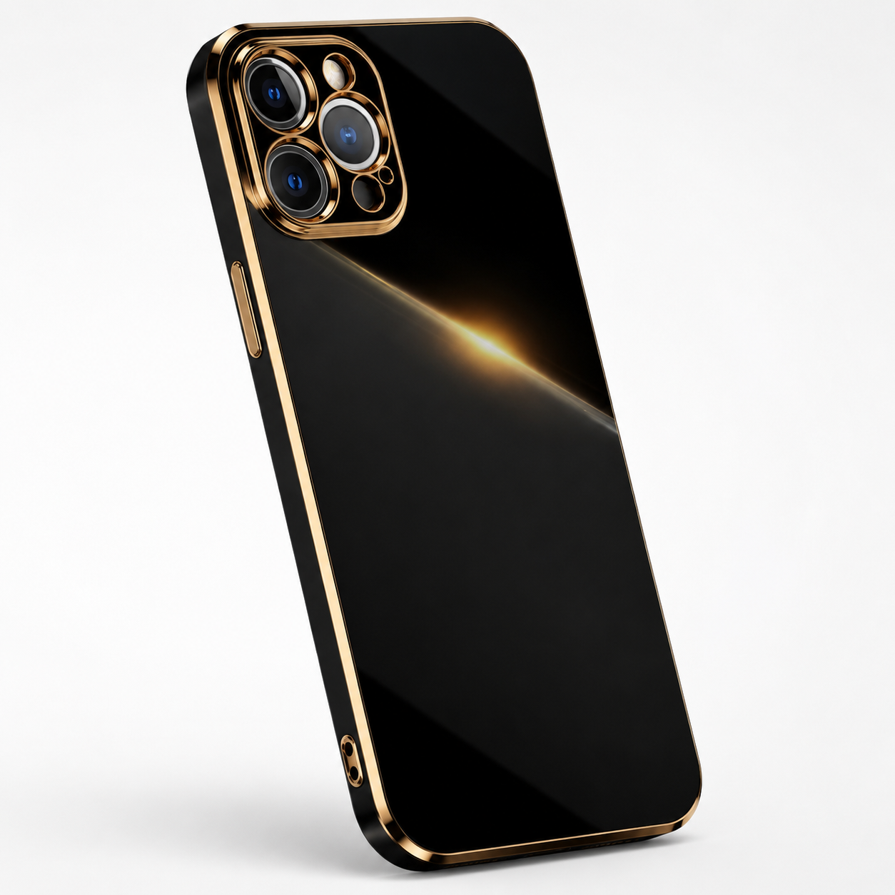 Premium iPhone Case Soft Silicone Slim Cover Plated Edge Magnetic Lightweight Shockproof Protective Anti Fingerprint Scratch Resistant Design