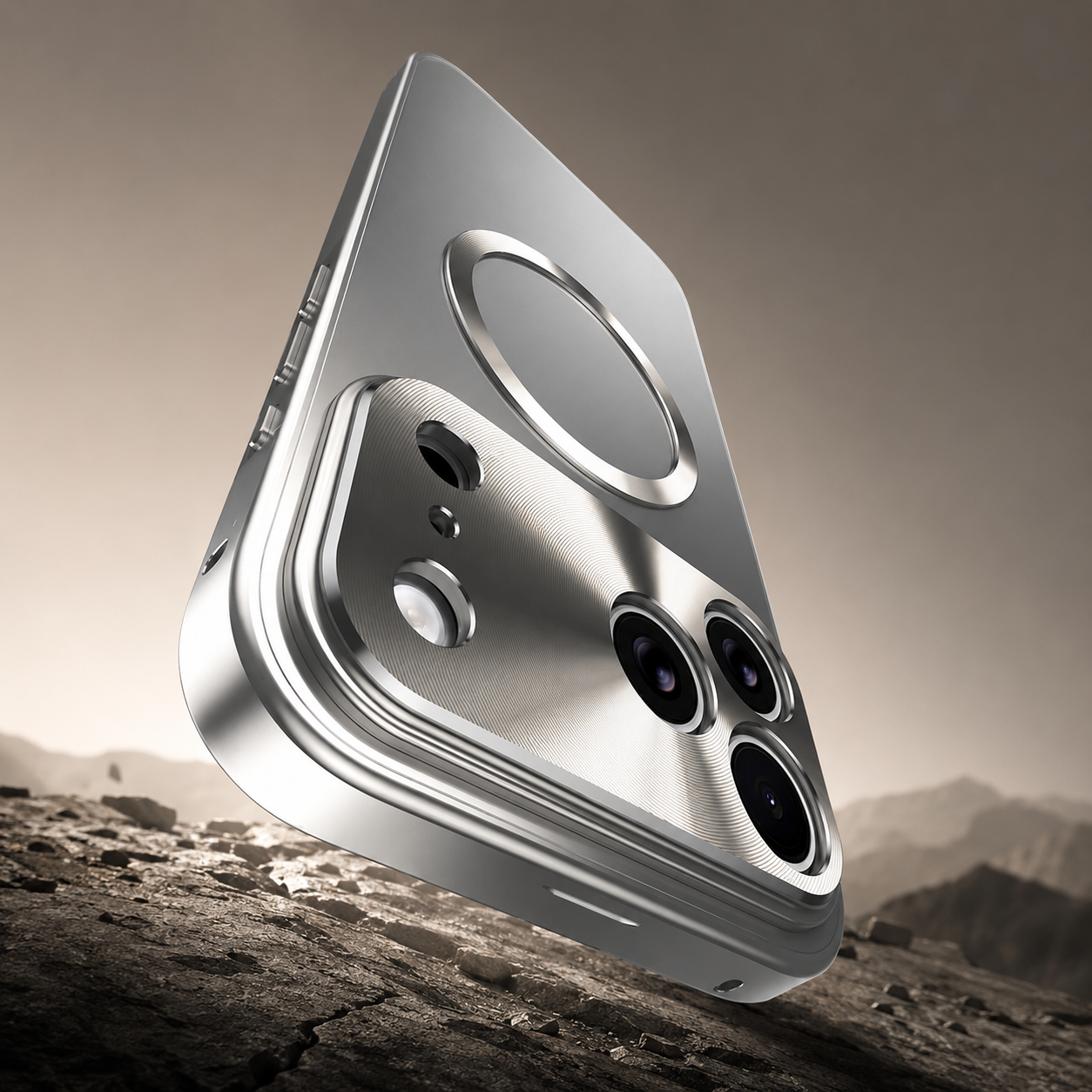 Premium iPhone Case MagSafe Compatible Magnetic Aluminum Frame Frosted Matte Shockproof Protective Camera Lens Protection Ultra Thin Full Coverage